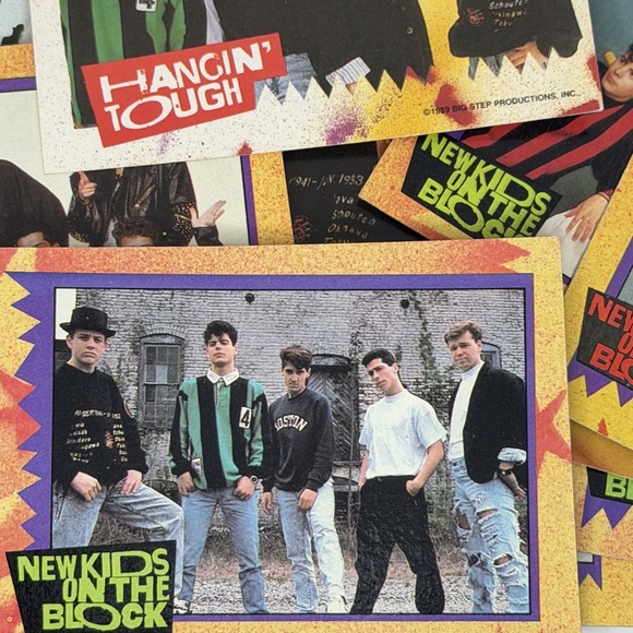 Vintage New Kids on the Block Trading Cards Lot of 100+ Cards - Picture 6 of 8